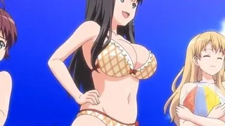 Big dicks and big tits hentai cartoons with schoolgirls