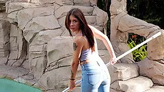 Hot ass girlfriend Isabel Moon fucked in her juicy pussy and butt