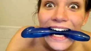 Sexy teen ebony solo toy masturbation