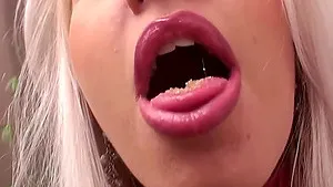 HD POV video of Crystale Love wearing nylon stockings sucking a cock