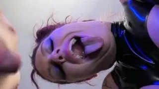 Goddess Astrea Noir - Cock Worship with POV Facial and CEI