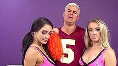 Bubble butt Noelle Easton fucked with her best friend Harley Jade