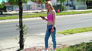 Small tits blondie Jessica Marie moans while having passionate sex