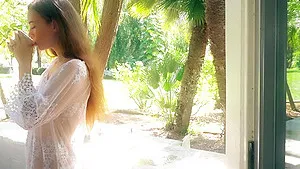 Outdoor fucking in missionary with lovely Tali Dova & her BF