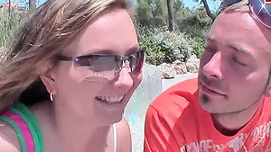 German 18yo tourist teen pick up in mallorca holiday for porn casting