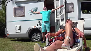 Fucking in the back of a car with hot ass Victoria Passie