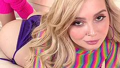 Brutal mouth fucking and double penetration for wild Lexi Lore