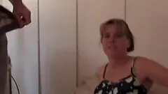 Big titty amateur blonde wife  likes it rough