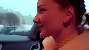 Quickie fucking in the kitchen with skinny Russian girl Olivia Trunk