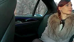 Sexy rich woman shows everything to the stranger. Elite Car Driver by Jeny Smith