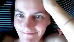 Horny milf masturbating and sucking toes on webcam live