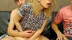 Romanian teens fuck on webcam