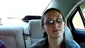 Passionate fucking on the beach with horny brunette girlfriend