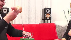 Kinky guy came bearing gifts for his favourite MILF escort