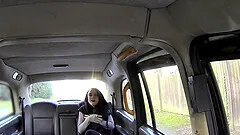 Fake taxi passenger Alessa Savage gets rough fucked by the driver