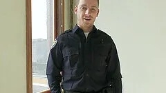 Brutal sex scene with helpless dude and a couple of dirty dudes