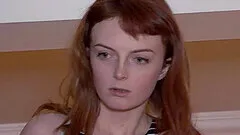 Rough fucking on the stairs with amateur redhead Lola Gatsby