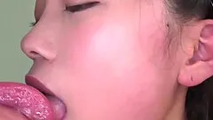 Kinky wife Fujitani Maho loves to kiss before having nice sex