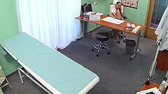 Horny nurse Mea Melone loves to be fucked on the table by her patients