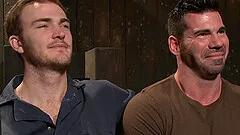 Muscular dude gets tied up and force fucked balls deep in his butt