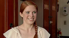 Cum shower for kinky redhead Penny Pax after gangbang torture