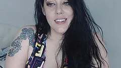 Huge tits brunette amateur cute talking with her members in webcam show