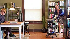 Mature lady loves to have lesbian sex with her two younger students