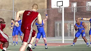 A hot cheerleader blonde gets fucked hard by bl