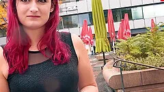 German redhead bitch public pick up casting Date in berlin