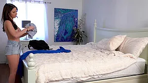 Skinny girls Charly Summer and Megan Marx swap their boyfriends