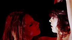 Three lesbians have fun with sex toys and their juicy pussies