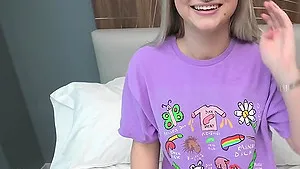 This sexy new teen has a fat ass and loves suck