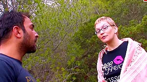 French short hair chubby teen get anal outdoor