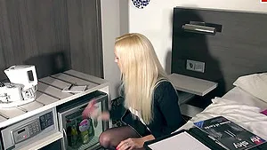 Exhibitionist shows his penis and German teen w