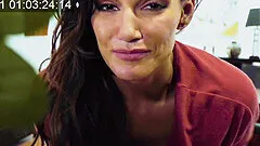 Hidden cam at the office records Becky Bandinig getting fucked