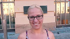 German college teen public street casting EroCom Date