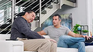 Handsome dude fucks small tits fuck doll Liz Jordan on the bed