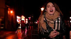 Dirty wife Misha Cross loves to flash in public and gets fucked at home