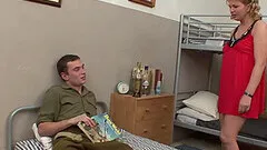 Fat mature in red dress spreads her legs and gets penetrated