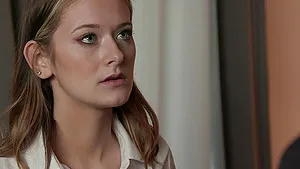 Meloni Moon with small tits gets fucked by her bald boyfriend