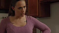 Silvia Saige rides a fat cock in the library and moans the whole time