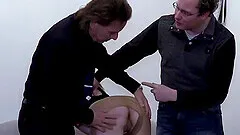 German hardcore casting with stupid skinny teen