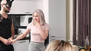 Rough group fucking with horny teens - Aurora B & Kira Stone