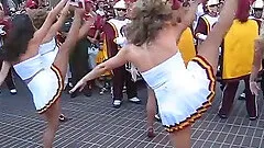 Cheerleaders dance