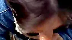 Public blowjob