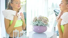 Yoga girl Ivana Sugar gets her pussy fucked deep in the gym