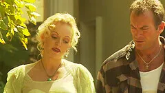 Blonde wife Monica Mayhem fucked by her navy husband in uniform