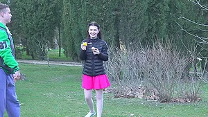 Rough fucking in missionary position with Elliy and her boyfriend