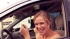 German blonde bitch public pick up in car EroCom Date