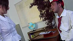 Brunette pornstar Alexis Summers with natural tits loves to have sex